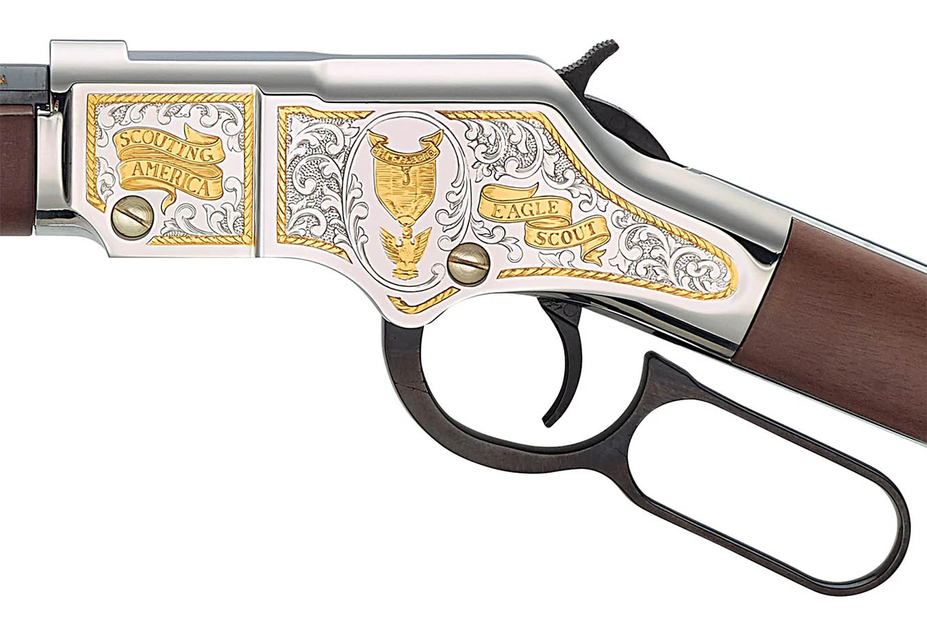 Henry Repeating Arms Eagle Scout Tribute 2nd Ed. Golden Boy 22 Caliber Lever-Action Rifle